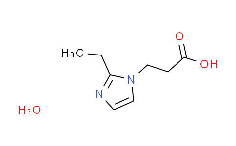 CAS No. 1262771-88-9, 3-(2-ethyl-1H-imidazol-1-yl)propanoic acid hydrate
