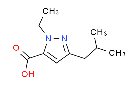 CAS No. 1015845-75-6, 1-ethyl-3-isobutyl-1H-pyrazole-5-carboxylic acid