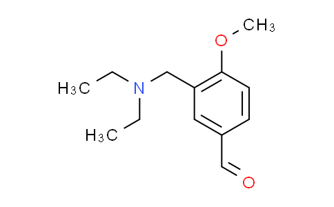 CAS No. 128501-82-6, 3-[(diethylamino)methyl]-4-methoxybenzaldehyde