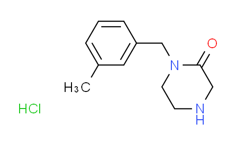 CAS No. 1255717-07-7, 1-(3-methylbenzyl)-2-piperazinone hydrochloride