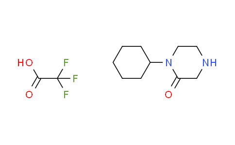 CAS No. 1154869-43-8, 1-cyclohexyl-2-piperazinone trifluoroacetate