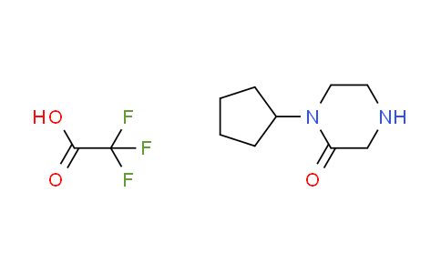 CAS No. 1154868-75-3, 1-cyclopentyl-2-piperazinone trifluoroacetate