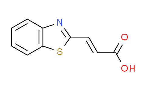 CAS No. 123530-67-6, (2E)-3-(1,3-benzothiazol-2-yl)acrylic acid