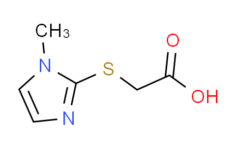 CAS No. 71370-42-8, [(1-methyl-1H-imidazol-2-yl)thio]acetic acid