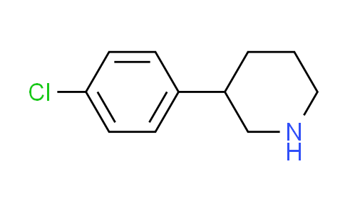 CAS No. 55989-13-4, 3-(4-chlorophenyl)piperidine