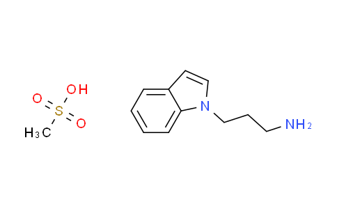 CAS No. 1185693-68-8, [3-(1H-indol-1-yl)propyl]amine methanesulfonate