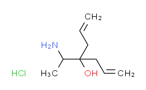 CAS No. 1047620-84-7, 4-(1-aminoethyl)-1,6-heptadien-4-ol hydrochloride