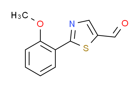 CAS No. 915923-15-8, 2-(2-methoxyphenyl)-1,3-thiazole-5-carbaldehyde