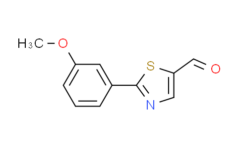 CAS No. 915923-79-4, 2-(3-methoxyphenyl)-1,3-thiazole-5-carbaldehyde