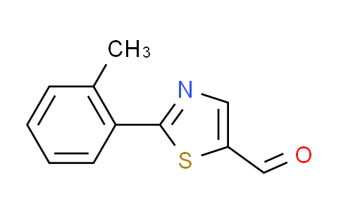 CAS No. 915919-92-5, 2-(2-methylphenyl)-1,3-thiazole-5-carbaldehyde