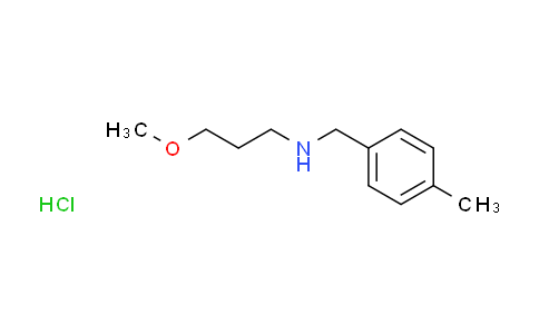 CAS No. 1158255-89-0, (3-methoxypropyl)(4-methylbenzyl)amine hydrochloride