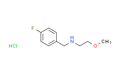 CAS No. 1158735-47-7, N-(4-fluorobenzyl)-2-methoxyethanamine hydrochloride