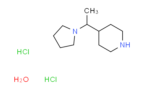 4-[1-(1-pyrrolidinyl)ethyl]piperidine dihydrochloride hydrate