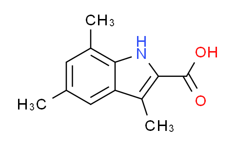 CAS No. 876715-82-1, 3,5,7-trimethyl-1H-indole-2-carboxylic acid