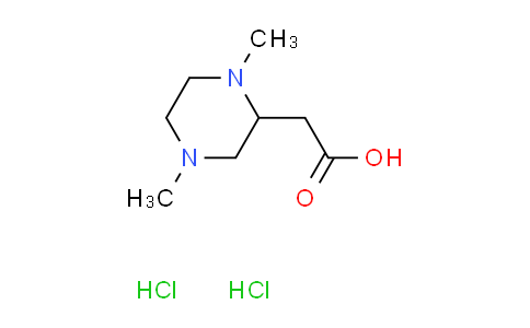 CAS No. 1216613-16-9, (1,4-dimethyl-2-piperazinyl)acetic acid dihydrochloride