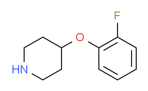 CAS No. 3623-02-7, 4-(2-fluorophenoxy)piperidine