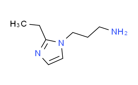 CAS No. 2258-24-4, 3-(2-ethyl-1H-imidazol-1-yl)propan-1-amine