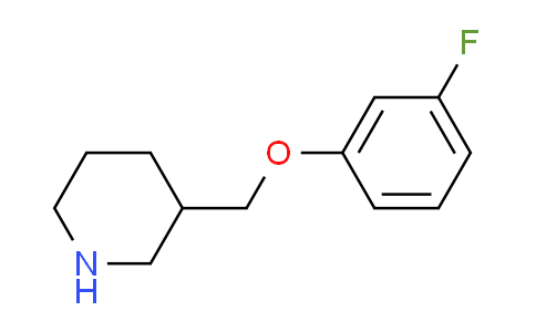 CAS No. 405090-68-8, 3-[(3-fluorophenoxy)methyl]piperidine
