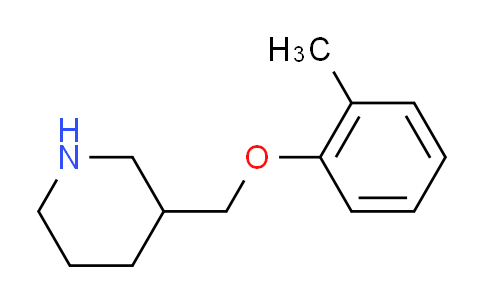 CAS No. 785713-79-3, 3-[(2-methylphenoxy)methyl]piperidine