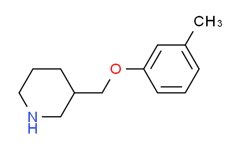 CAS No. 693764-34-0, 3-[(3-methylphenoxy)methyl]piperidine