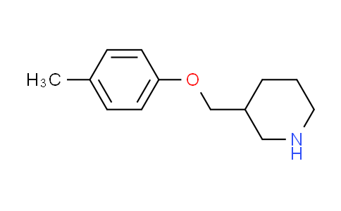 CAS No. 883547-94-2, 3-[(4-methylphenoxy)methyl]piperidine