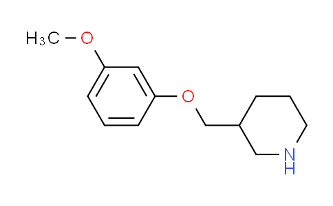 CAS No. 405062-73-9, 3-[(3-methoxyphenoxy)methyl]piperidine