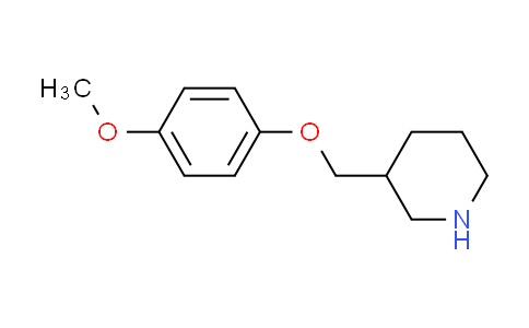 CAS No. 405060-20-0, 3-[(4-methoxyphenoxy)methyl]piperidine