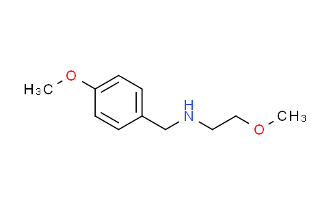 CAS No. 103464-79-5, (4-methoxybenzyl)(2-methoxyethyl)amine