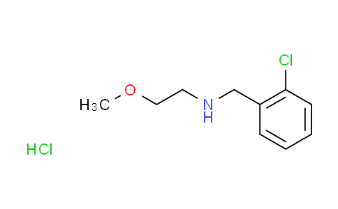 CAS No. 1158415-87-2, N-(2-chlorobenzyl)-2-methoxyethanamine hydrochloride