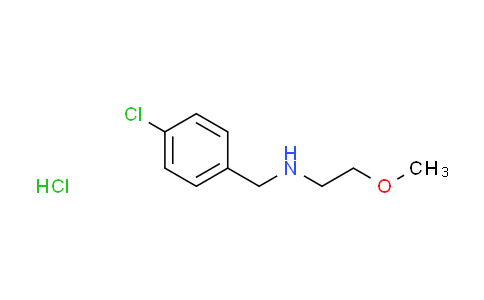 CAS No. 1158772-73-6, N-(4-chlorobenzyl)-2-methoxyethanamine hydrochloride