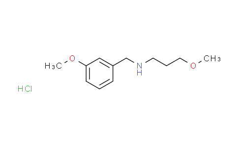 CAS No. 1158534-09-8, (3-methoxybenzyl)(3-methoxypropyl)amine hydrochloride