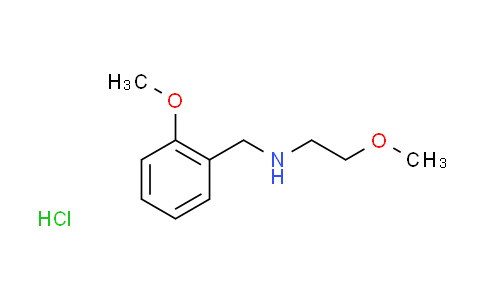 CAS No. 1158345-18-6, (2-methoxybenzyl)(2-methoxyethyl)amine hydrochloride