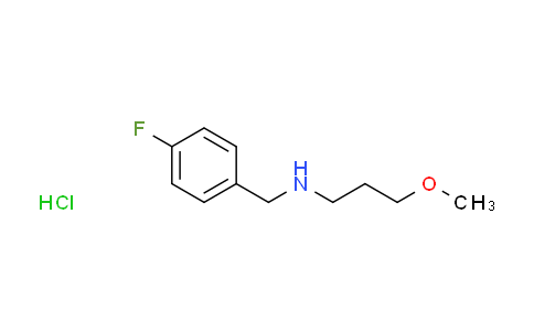 CAS No. 1158568-96-7, N-(4-fluorobenzyl)-3-methoxy-1-propanamine hydrochloride
