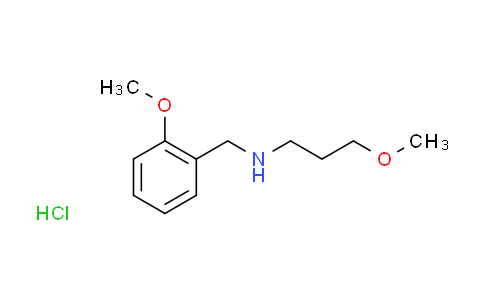 CAS No. 1158562-27-6, (2-methoxybenzyl)(3-methoxypropyl)amine hydrochloride