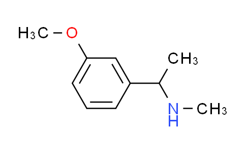 CAS No. 438245-97-7, 1-(3-methoxyphenyl)-N-methylethanamine