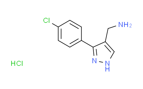 CAS No. 1158572-03-2, {[3-(4-chlorophenyl)-1H-pyrazol-4-yl]methyl}amine hydrochloride