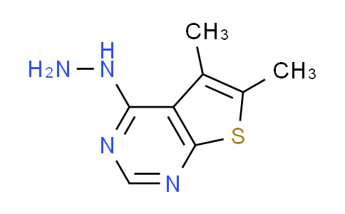 CAS No. 63894-54-2, 4-hydrazino-5,6-dimethylthieno[2,3-d]pyrimidine