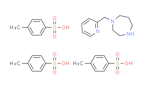 CAS No. 1184987-92-5, 1-(2-pyridinylmethyl)-1,4-diazepane tris(4-methylbenzenesulfonate)
