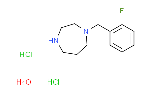 CAS No. 775561-26-7, 1-(2-fluorobenzyl)-1,4-diazepane dihydrochloride hydrate