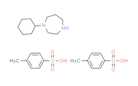 CAS No. 1609396-64-6, 1-cyclohexyl-1,4-diazepane bis(4-methylbenzenesulfonate)