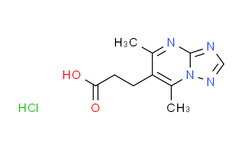 CAS No. 1993095-02-5, 3-(5,7-dimethyl[1,2,4]triazolo[1,5-a]pyrimidin-6-yl)propanoic acid hydrochloride