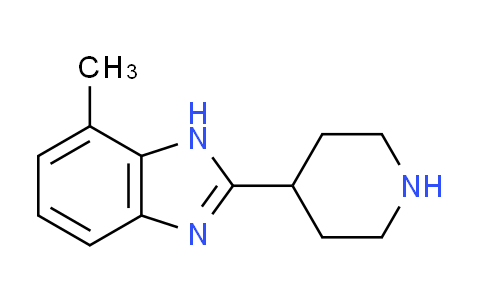 CAS No. 295789-08-1, 7-methyl-2-piperidin-4-yl-1H-benzimidazole