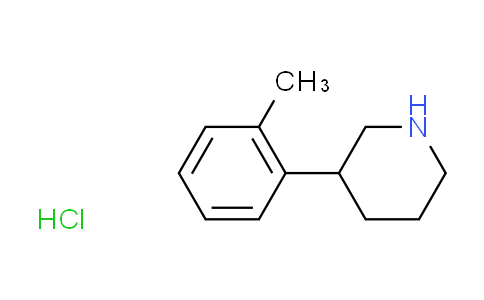 CAS No. 488856-76-4, 3-(2-methylphenyl)piperidine hydrochloride
