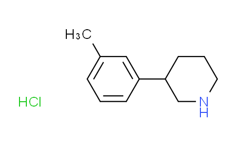 CAS No. 1184977-99-8, 3-(3-methylphenyl)piperidine hydrochloride