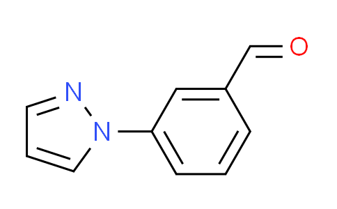 CAS No. 852227-92-0, 3-(1H-pyrazol-1-yl)benzaldehyde