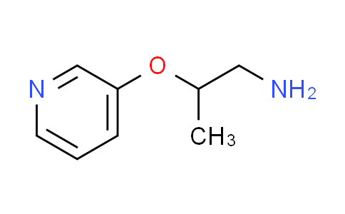 CAS No. 886763-53-7, 2-(pyridin-3-yloxy)propan-1-amine