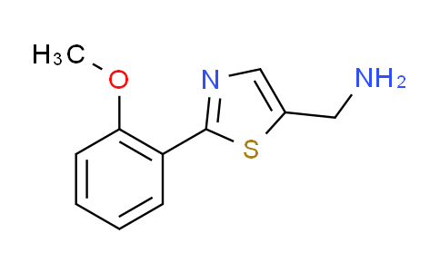 CAS No. 915921-26-5, 1-[2-(2-methoxyphenyl)-1,3-thiazol-5-yl]methanamine