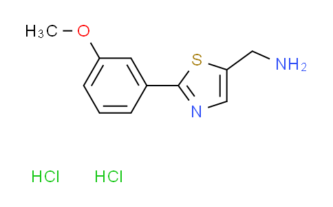 MC602100 | 1185709-34-5 | {[2-(3-methoxyphenyl)-1,3-thiazol-5-yl]methyl}amine dihydrochloride