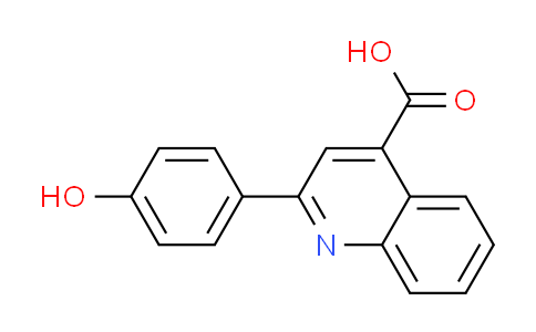 CAS No. 6952-34-7, 2-(4-hydroxyphenyl)quinoline-4-carboxylic acid