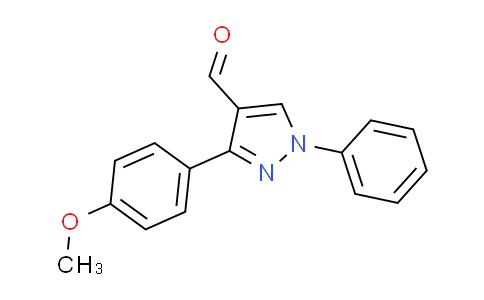 CAS No. 36640-42-3, 3-(4-methoxyphenyl)-1-phenyl-1H-pyrazole-4-carbaldehyde